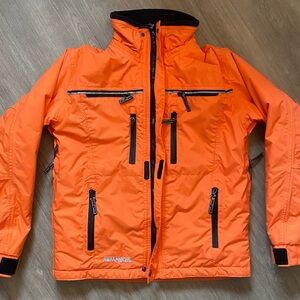 Avalanche Men's Vibrant Orange Ski Jacket